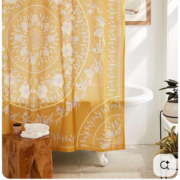 Urban Outfitters Other - urban outfitters  Iris Sketched Floral shower curtain